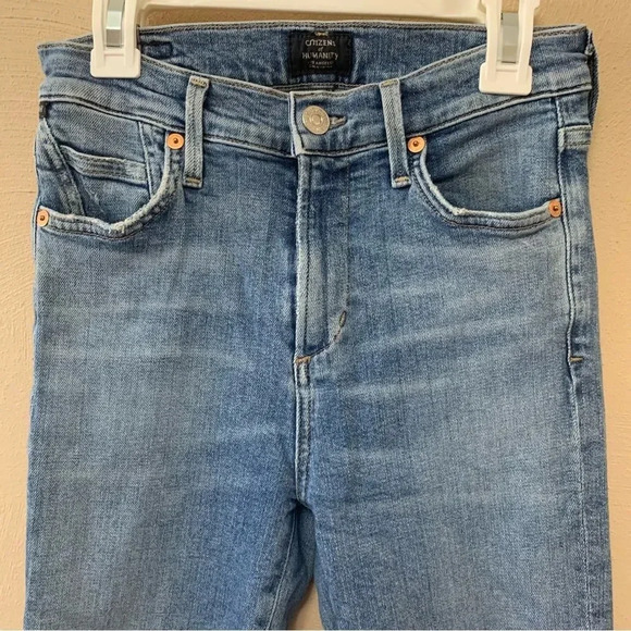 Citizens of Humanity Rocket Crop Jeans Skinny Size 25 - Picture 4 of 13